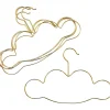 5er-Set: Kleiderbügel in Gold - (B)30 x (H)21 cm