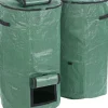 2er-Set: Komposttaschen in Grün, 2x 125 l