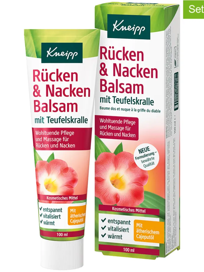 2er-Set: Körperbalsam "Rücken & Nacken", je 100 ml