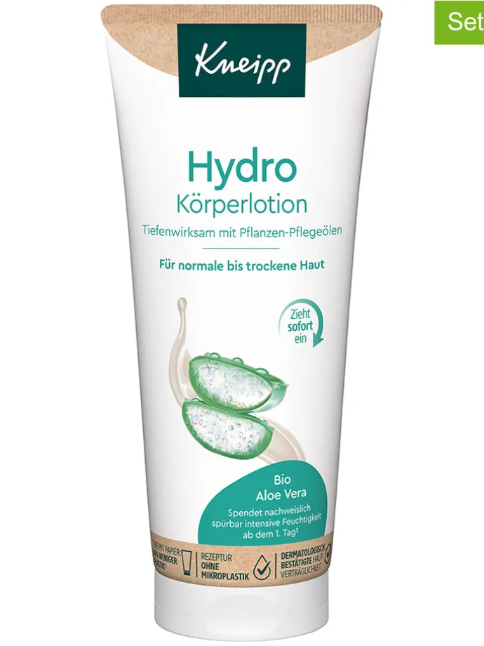 2er-Set: Körperlotion "Hydro", je 200 ml