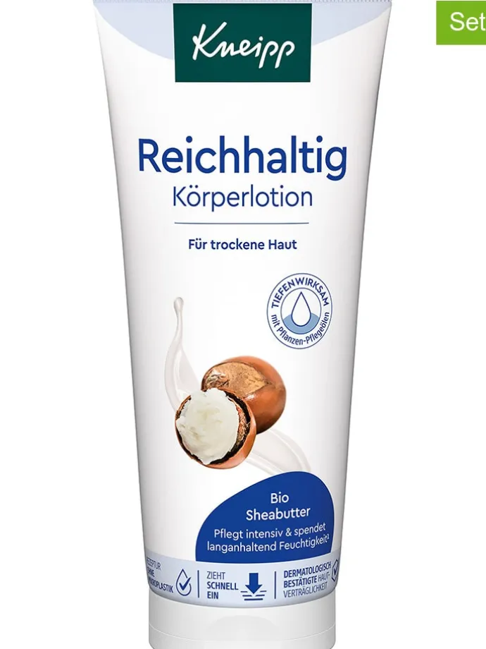 3er-Set: Körperlotion "Reichhaltig", je 200 ml