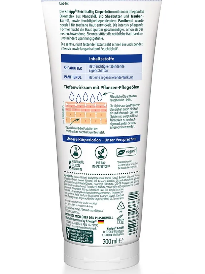 3er-Set: Körperlotion "Reichhaltig", je 200 ml