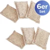 6er-Set: Kupferschwämme in Hellbraun - (L)11 x (B)7 cm