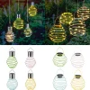 8er-Set: LED-Solar-Dekoleuchten in Bunt