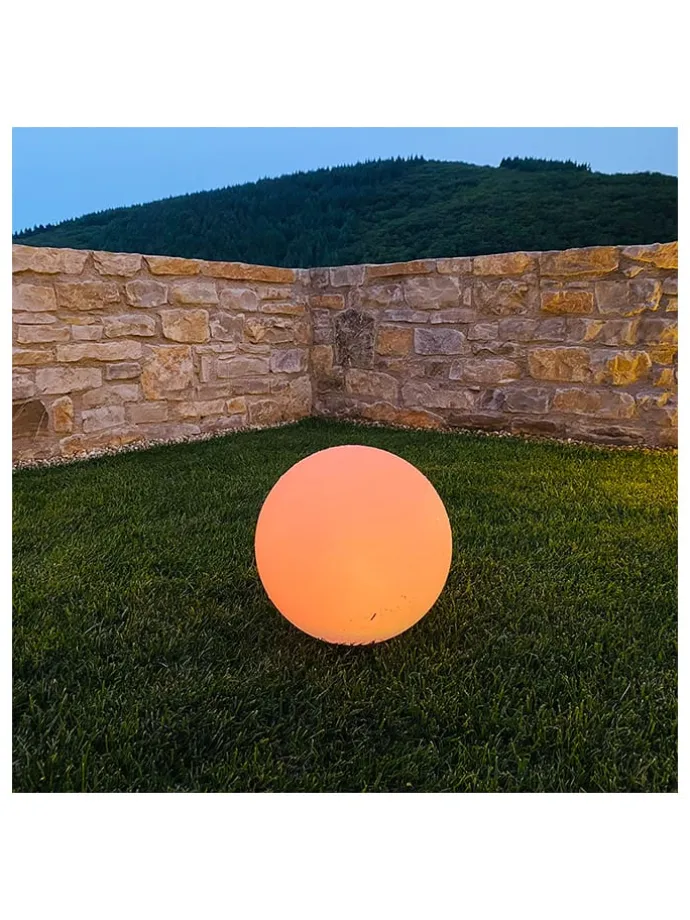 2er-Set: LED-Solarleuchten "Solsty" mit Farbwechsel - Ø 30 cm