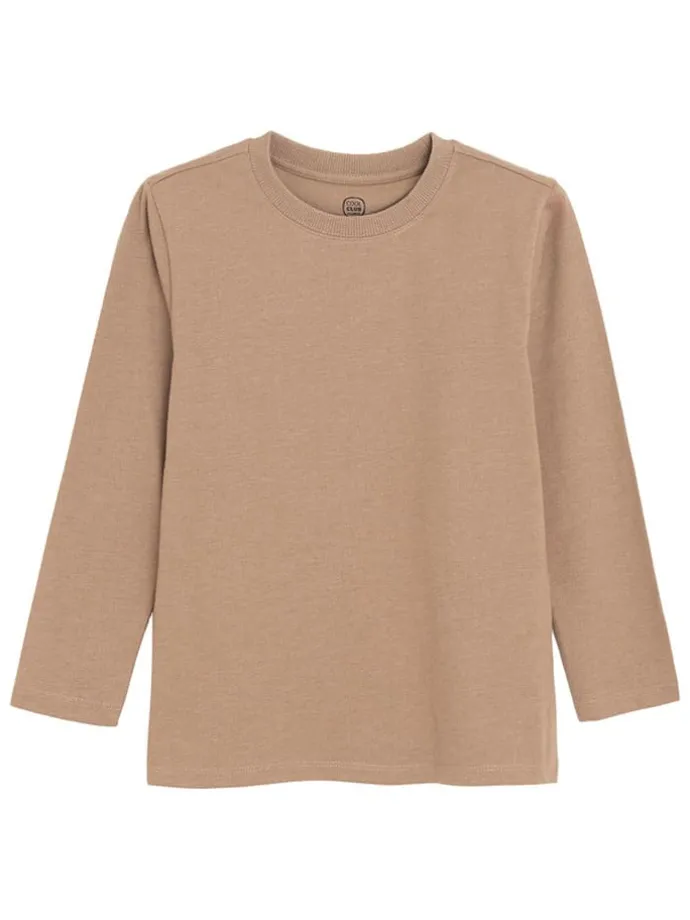 3er-Set: Longsleeves in Türkis/ Creme/ Hellbraun