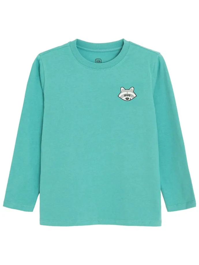 3er-Set: Longsleeves in Türkis/ Creme/ Hellbraun