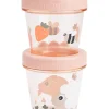 2er-Set: Lunchdosen "Tiny farm" in Rosa - 150 ml