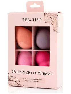 4er-Set: Make-up-Schwämme in Bunt