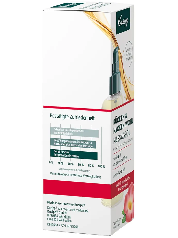 2er-Set: Massageöl "Rücken & Nacken Wohl", je 100 ml