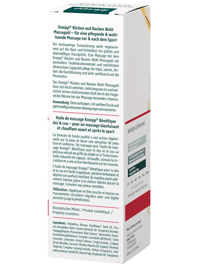 2er-Set: Massageöl "Rücken & Nacken Wohl", je 100 ml