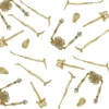 20er-Set: Mini-Skeletten in Creme - (L)9 cm