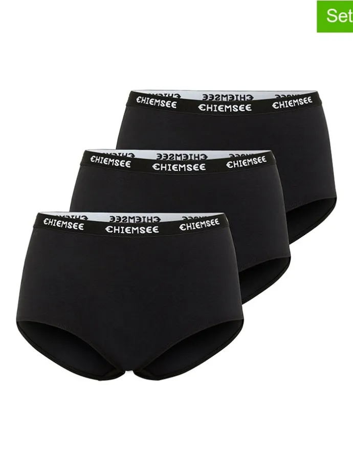 3er-Set: Pantys in Schwarz