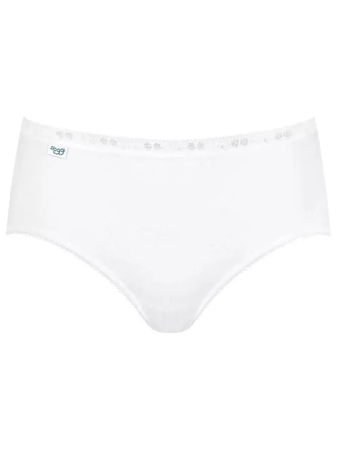 4er-Set: Pantys in Weiß/ Dunkelblau