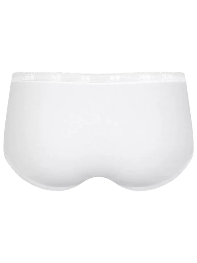 4er-Set: Pantys in Weiß/ Dunkelblau