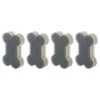 4er-Set: Reinigungsschwämme in Grau/ Weiß - (B)11 x (H)3,5 x (T)7,5 cm