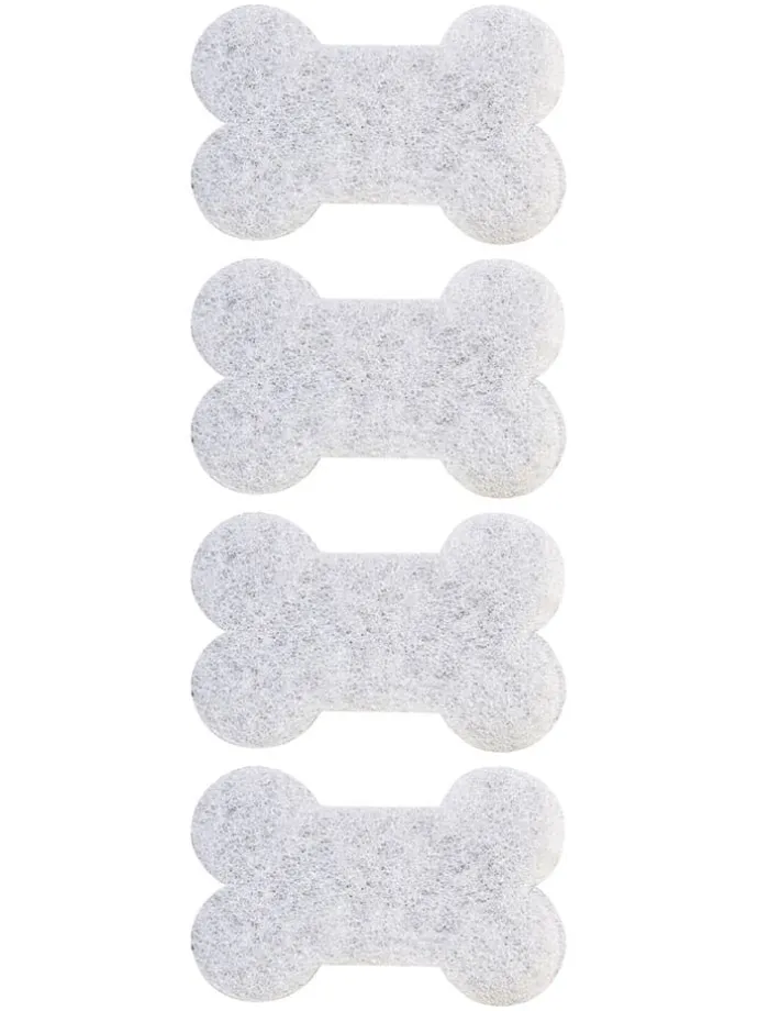 4er-Set: Reinigungsschwämme in Grau/ Weiß - (B)11 x (H)3,5 x (T)7,5 cm
