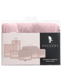 6er-Set: Reiseorganizer in Rosa