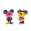 2er-Set: Sammelfiguren "Mickey & Minnie Designer" in Bunt
