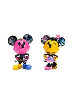 2er-Set: Sammelfiguren "Mickey & Minnie Designer" in Bunt