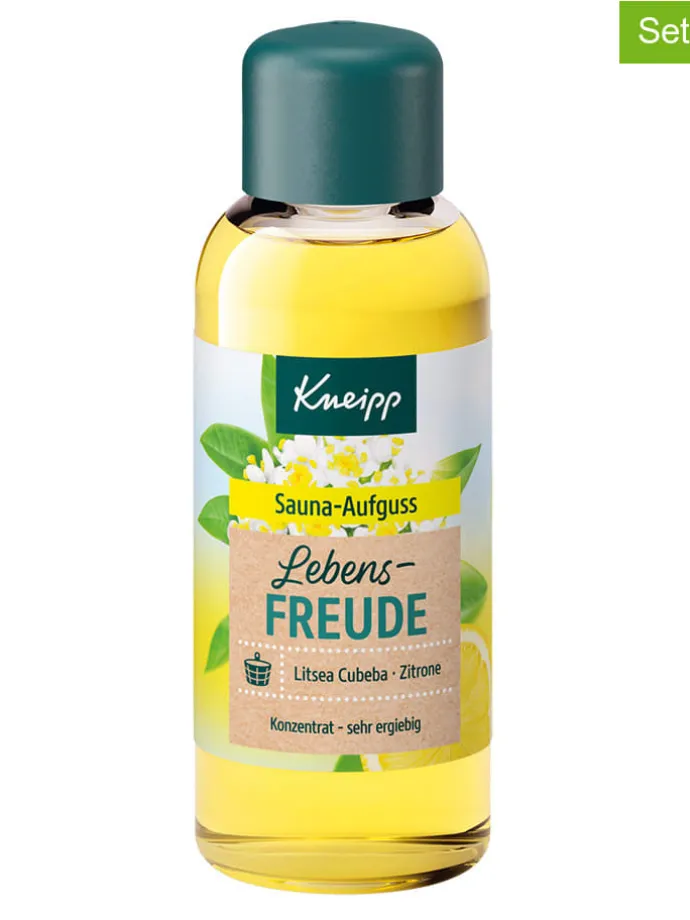 2er-Set: Sauna-Aufguss "Lebensfreude", je 100 ml