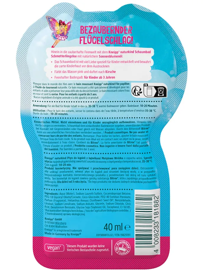 12er-Set: Schaumbad "Schmetterlingsfee", je 40 ml