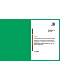 5er-Set: Schnellhefter "Top File+" in Grün - DIN A4
