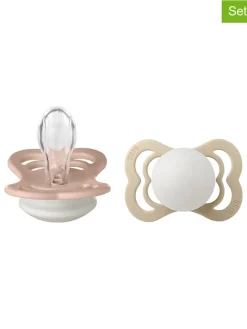 2er-Set: Schnuller "Supreme" in Beige/ Rosa