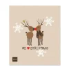 2er-Set: Schwammtücher ''We love Christmas'' in Beige - (L)20 x (B)17,2 cm