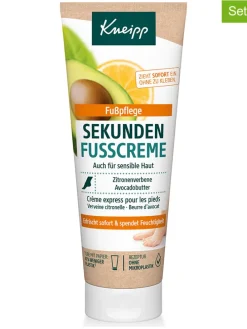 4er-Set: Sekunden-Fußcreme, je 75 ml
