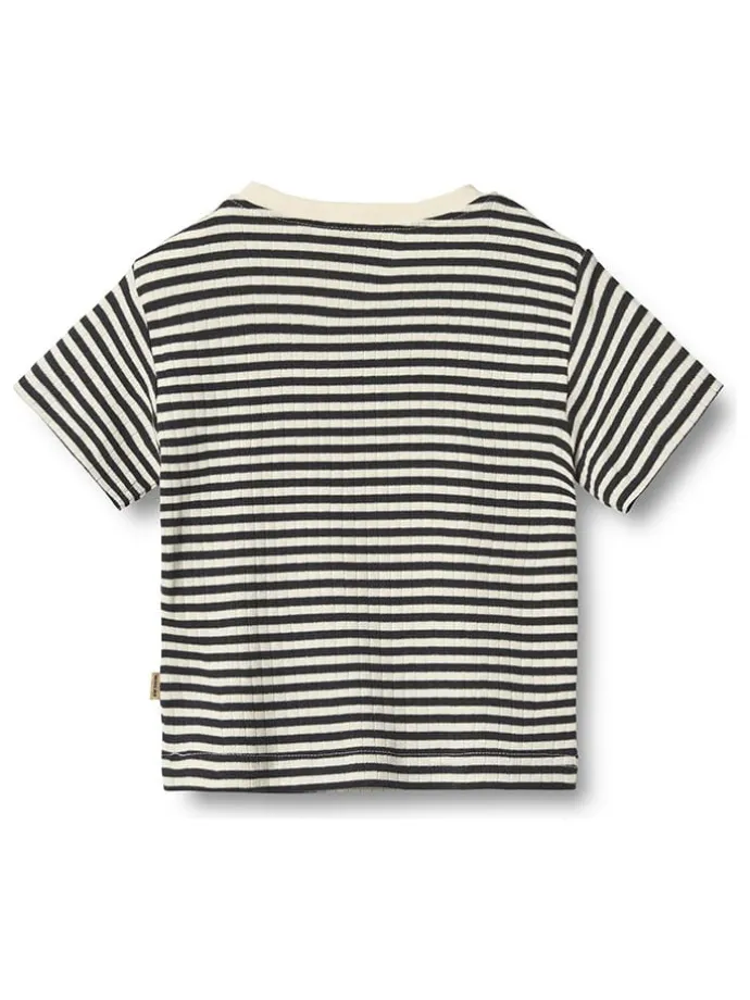 2er-Set: Shirts "Fabian" in Schwarz/ Beige