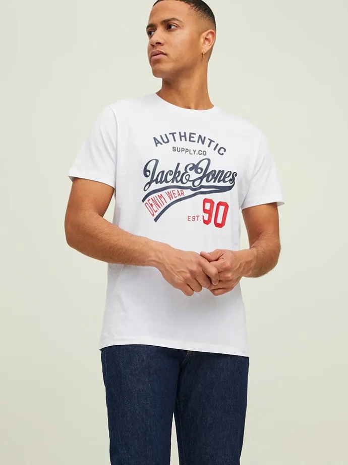 3er-Set: Shirts in Weiß/ Schwarz/ Dunkelblau