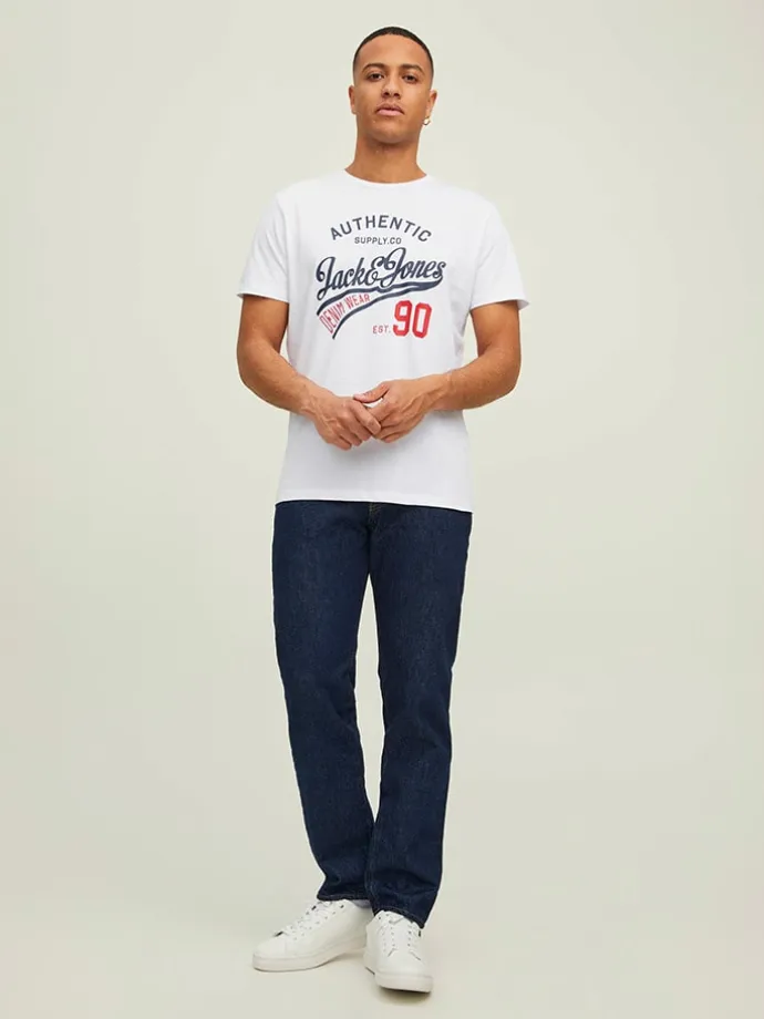 3er-Set: Shirts in Weiß/ Schwarz/ Dunkelblau