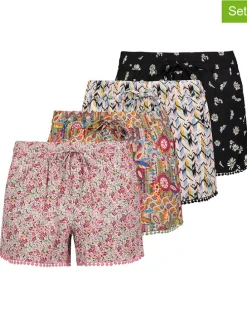 4er-Set: Shorts in Bunt
