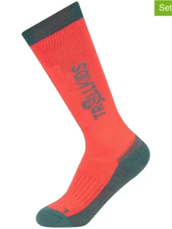 2er-Set: Ski-/ Snowboardsocken "Kids Ski" in Rot