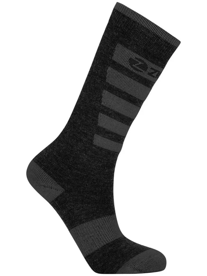 2er-Set: Ski-/ Snowboardsocken "Znow" in Schwarz