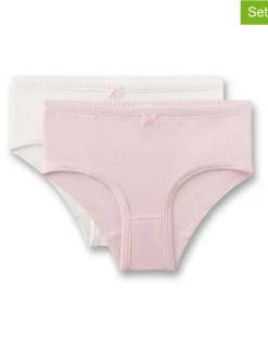 2er-Set: Slips in Creme/ Rosa