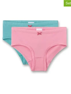 2er-Set: Slips in Hellblau/ Rosa