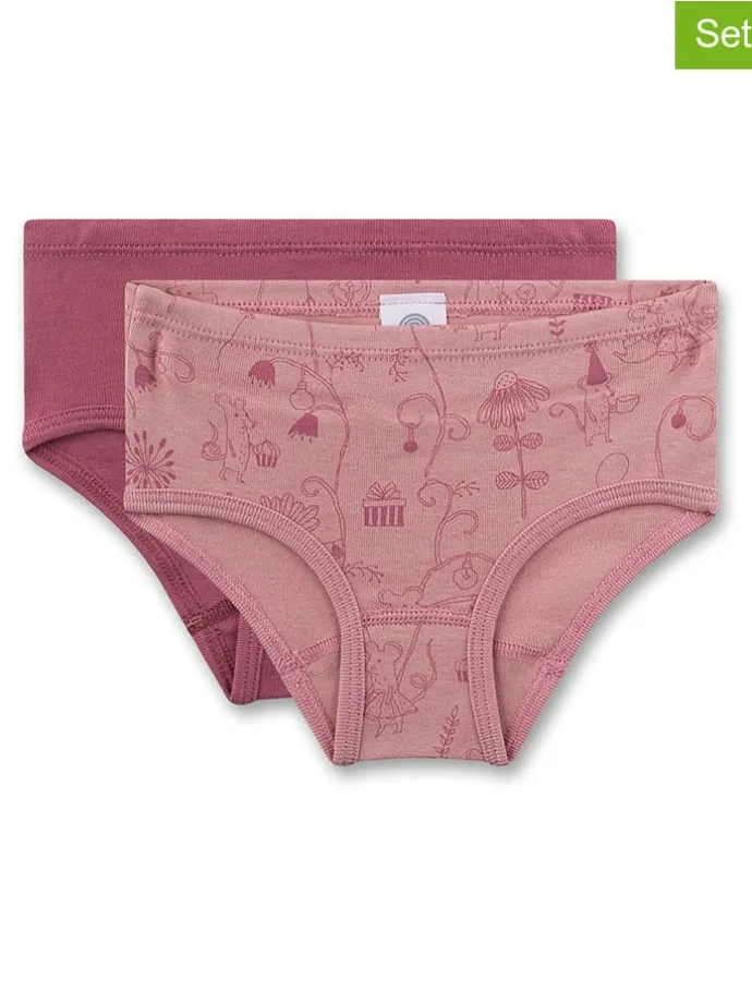 2er-Set: Slips in Lila/ Rosa