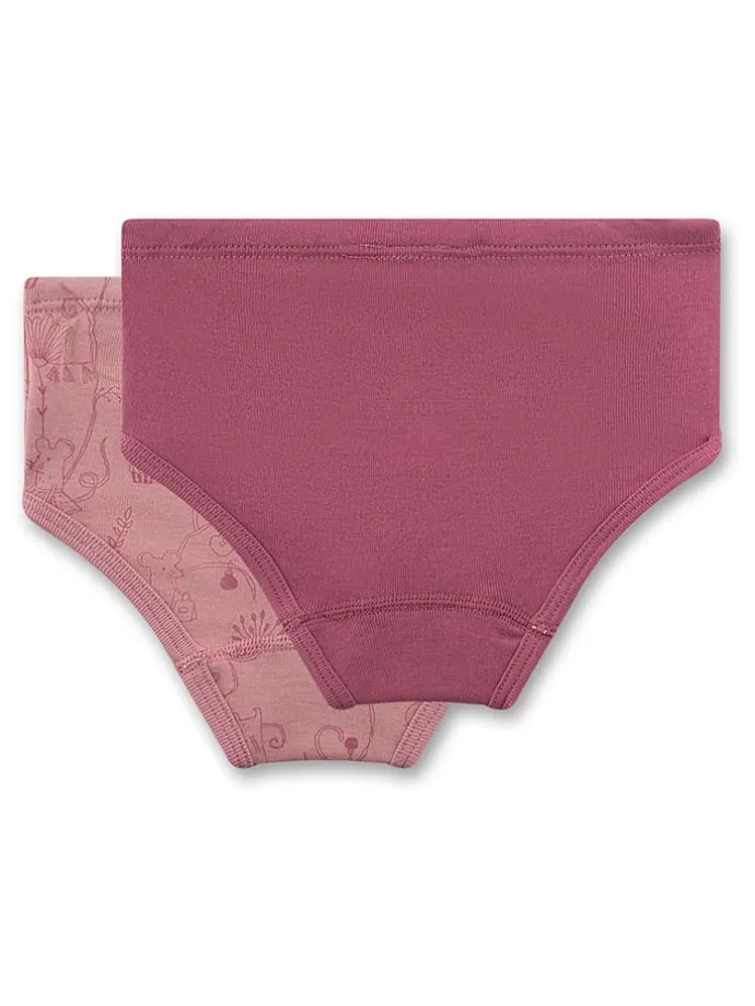 2er-Set: Slips in Lila/ Rosa