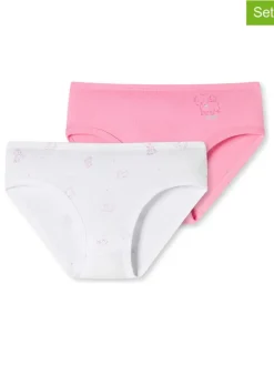 2er-Set: Slips in Pink/ Weiß