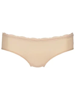 3er-Set: Slips in Rosa/ Schwarz/ Beige