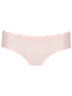 3er-Set: Slips in Rosa/ Schwarz/ Beige