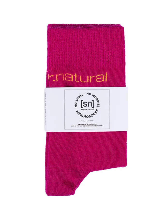 2er-Set: Socken "All Day" in Fuchsia