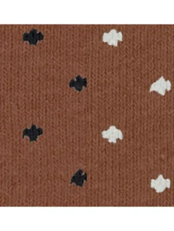2er-Set: Socken ''Fine Dot'' in Hellbrau/ Schwarz/ Weiß