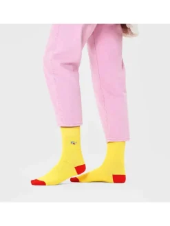 3er-Set: Socken in Blau/ Gelb/ Grün