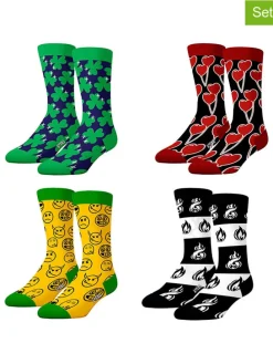 4er-Set: Socken in Bunt