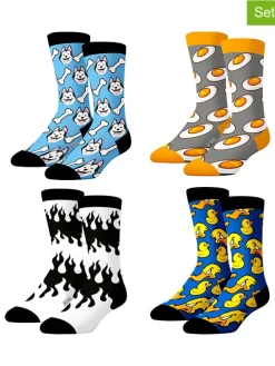 4er-Set: Socken in Bunt