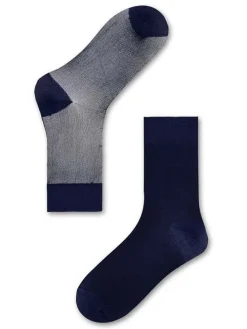 2er-Set: Socken in Dunkelblau/ Mint