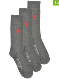3er-Set: Socken in Grau